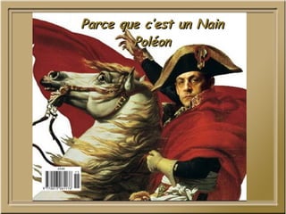 Parce que c’est  Un nain Poléon Parce que c’est un Nain Poléon 