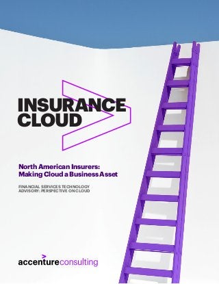 INSURANCE
CLOUD
FINANCIAL SERVICES TECHNOLOGY
ADVISORY: PERSPECTIVE ON CLOUD
North American Insurers:
Making Cloud a Business Asset
 