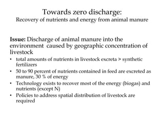 Global environmental challenges [and livestock]