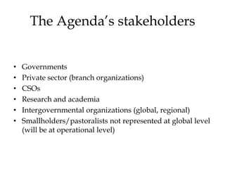 Global environmental challenges [and livestock]