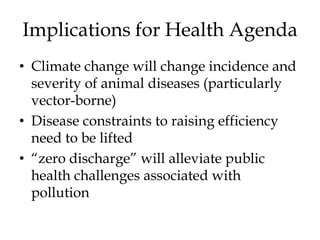 Global environmental challenges [and livestock]