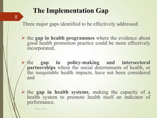 Nairobi Conference on Health Promotion: Promoting Health & Development ...