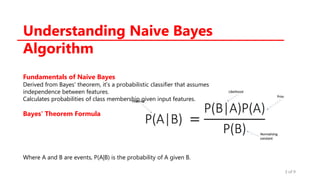Naive Bayes Classification | PPTX
