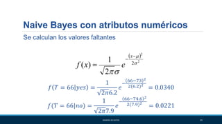 Naive Bayes, presentacion para mineria de Datos | PPTX