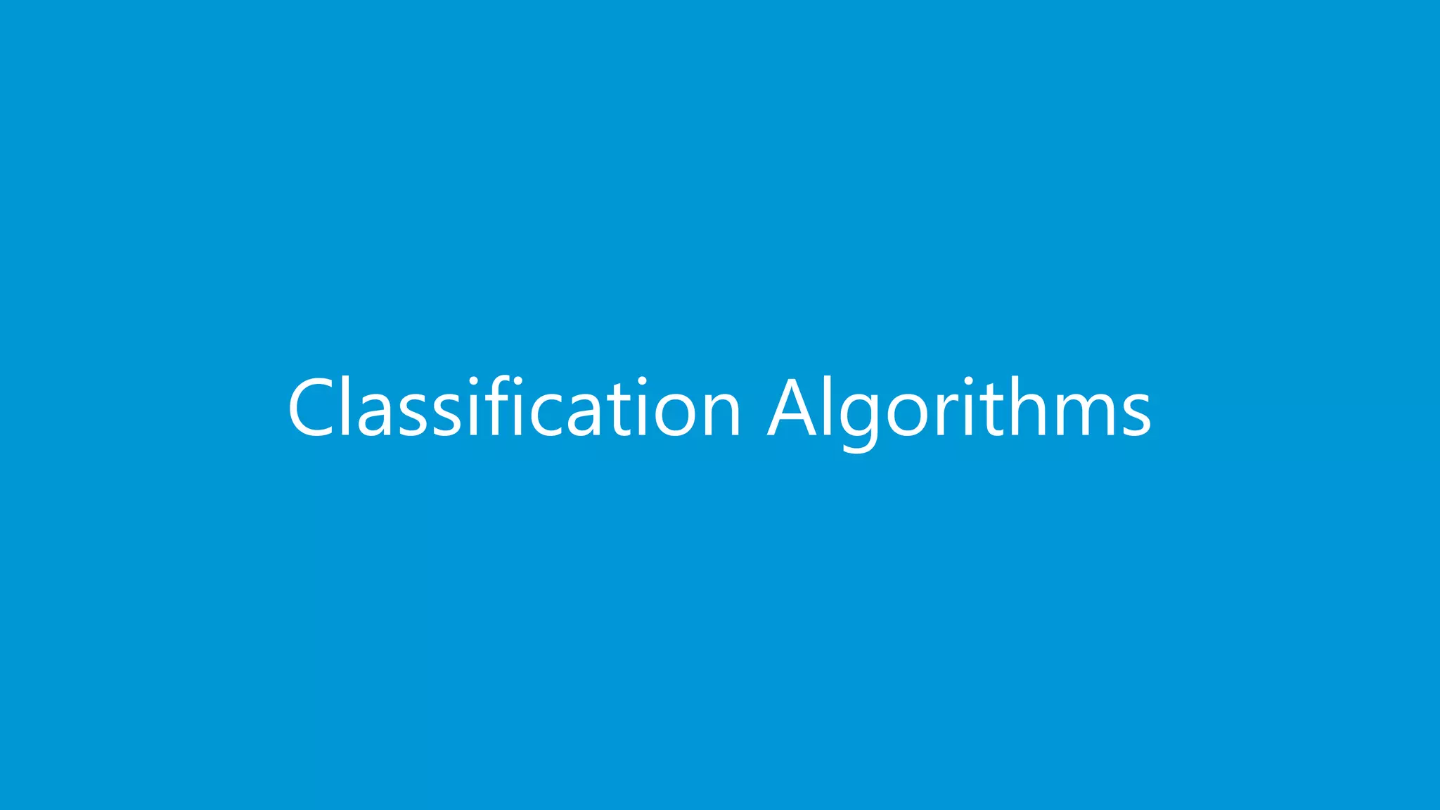 www.edureka.co/data-scienceEDUREKA DATA SCIENCE CERTIFICATION TRAINING Classification Algorithms 