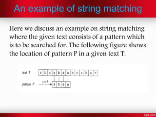 Naive string matching | PPT