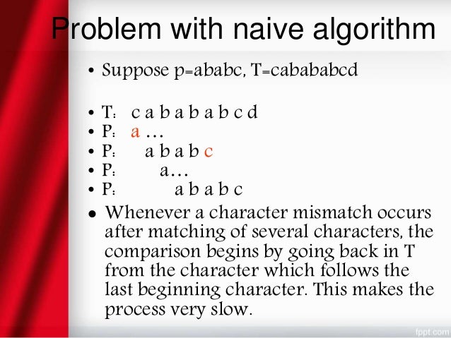 Naive string matching image.