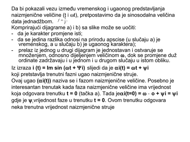 Naizmjenicni naponi i struje | PPT