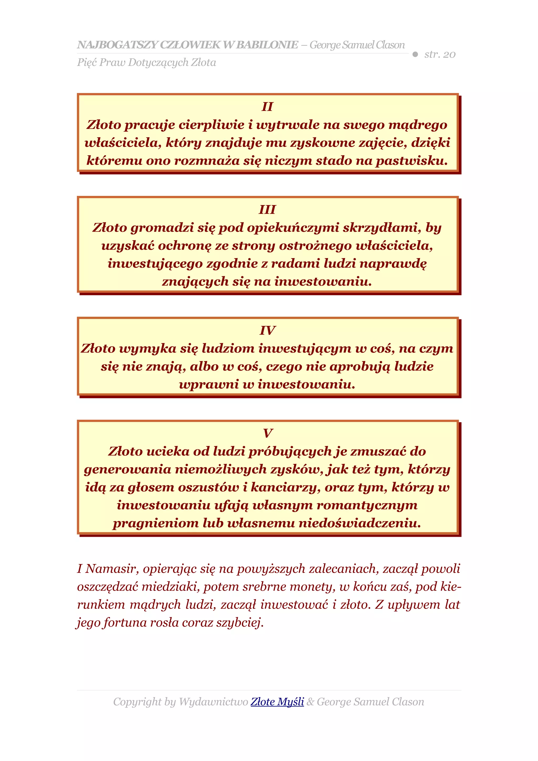 Najbogatszy Czlowiek W Babilonie | PDF