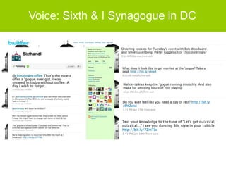 Voice: Sixth & I Synagogue in DC
 