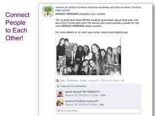 Connect
People
to Each
Other!
 