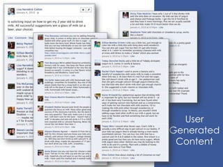 User
Generated
 Content
 