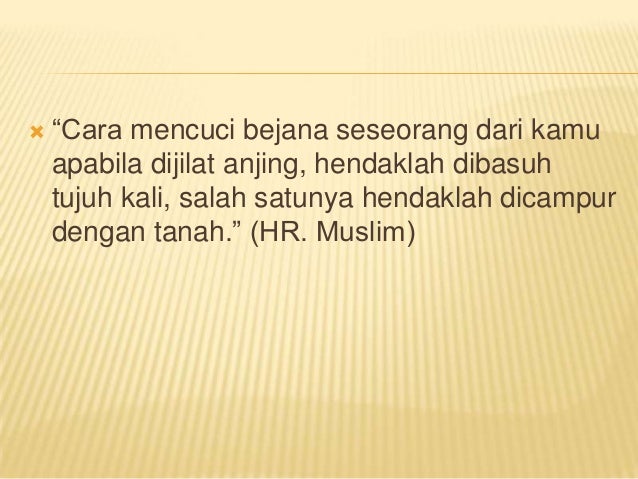 Najis Dan Hadats