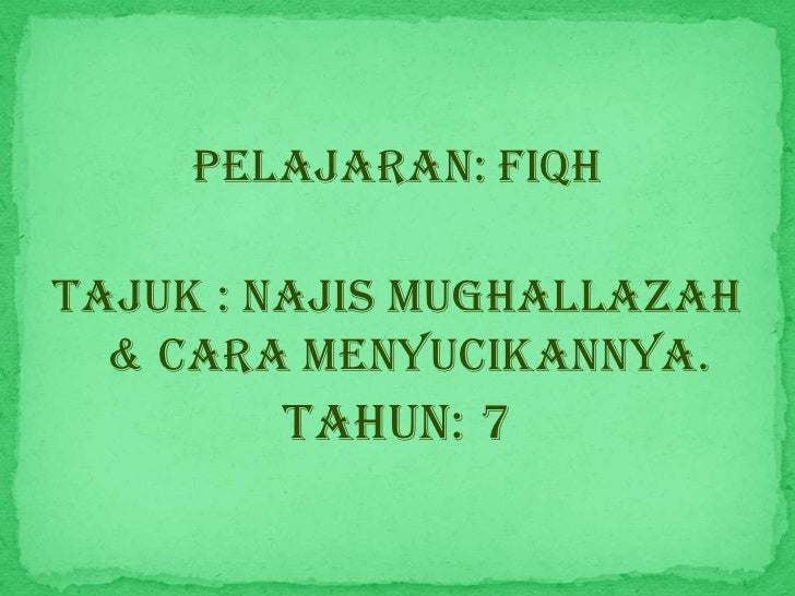 Najis Mughallazah