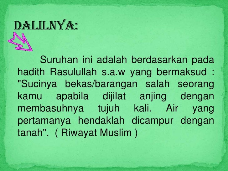 Cara Menyucikan Najis
