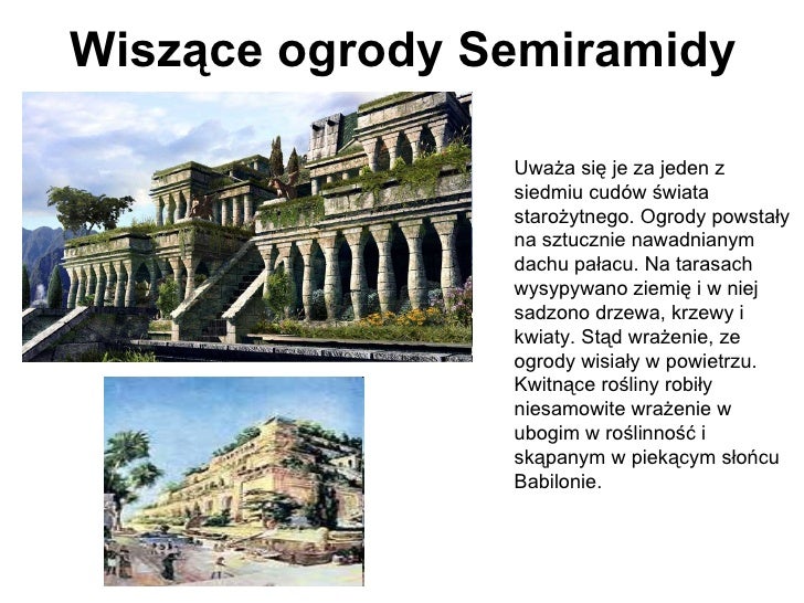 Który Władca Babiloński Miał Zlecić Zbudowanie Wiszących Ogrodów Semiramidy Wiszace Ogrody Semiramidy W Babilonie – Q-House.pl | Domow Aranżacje