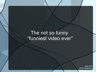 Naked in the Library 2011 KLA Presentation | ODP