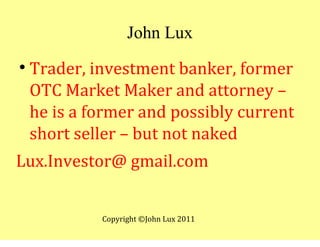 Naked short selling | PPT