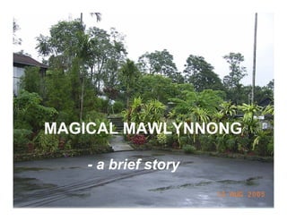 MAGICAL MAWLYNNONG

   - a brief story
 
