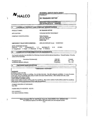 Nalco 3 dt487