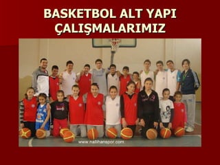 BASKETBOL ALT YAPI ÇALIŞMALARIMIZ 