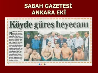 SABAH GAZETESİ  ANKARA EKİ 