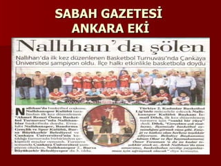 SABAH GAZETESİ  ANKARA EKİ 
