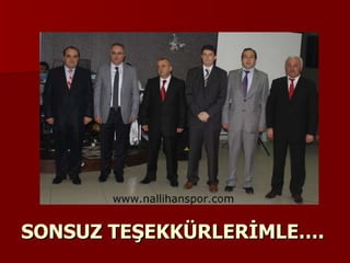 SONSUZ TEŞEKKÜRLERİMLE…. 