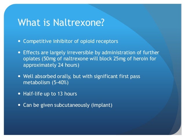 naltrexone used to treat alcoholism