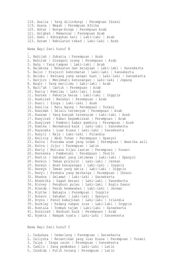 Nama Bayi