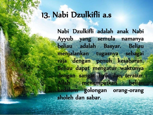 Nama nama 25 nabi dan rasul