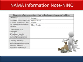 NAMA Information Note-NINO
 