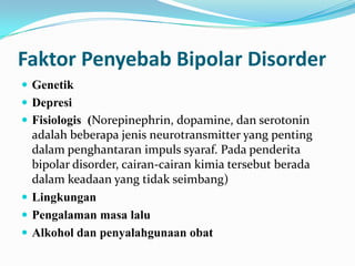 Bipolar adalah mental disorder Apa itu