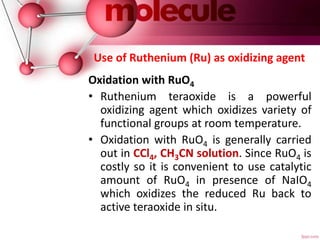 Oxidising agent of d block metals | PPTX
