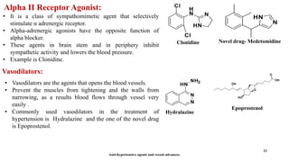 Alpha Ii Reeptyor Anti-hypertensive agent and Recent developements | PDF
