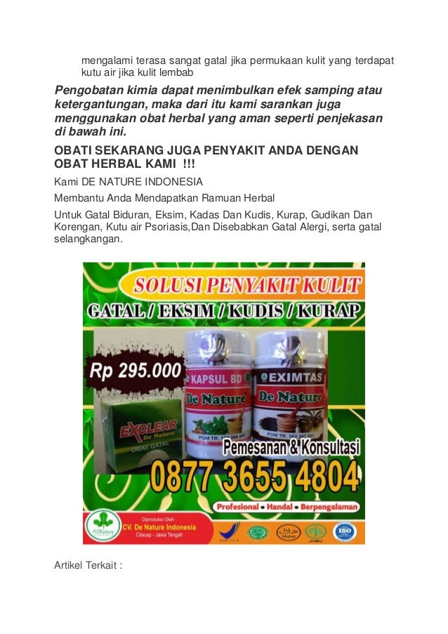 Nama obat gatal di selangkangan pria