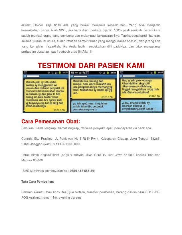 Nama obat yang bisa menyembuhkan kutil kelamin