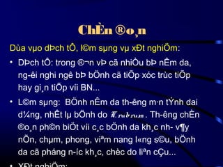 ChÈn ®o¸n
Dùa vµo dÞch tÔ, l©m sµng vµ xÐt nghiÖm:
• DÞch tÔ: trong ®¬n vÞ cã nhiÒu bÞ nÊm da,
ng­êi nghi ngê bÞ bÖnh cã tiÕp xóc trùc tiÕp
hay gi¸n tiÕp víi BN...
• L©m sµng: BÖnh nÊm da th­êng m·n tÝnh dai
d¼ng, nhÊt lµ bÖnh do T. rubrum . Th­êng chÈn
®o¸n ph©n biÖt víi c¸c bÖnh da kh¸c nh­ v¶y
nÕn, chµm, phong, viªm nang l«ng s©u, bÖnh
da cã pháng n­íc kh¸c, chèc do liªn cÇu...

 