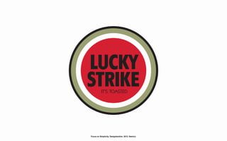 Focus on Simplicity. Designkantine. 2012. Namics.
 