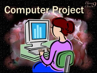 computer and real life with animation | PPT