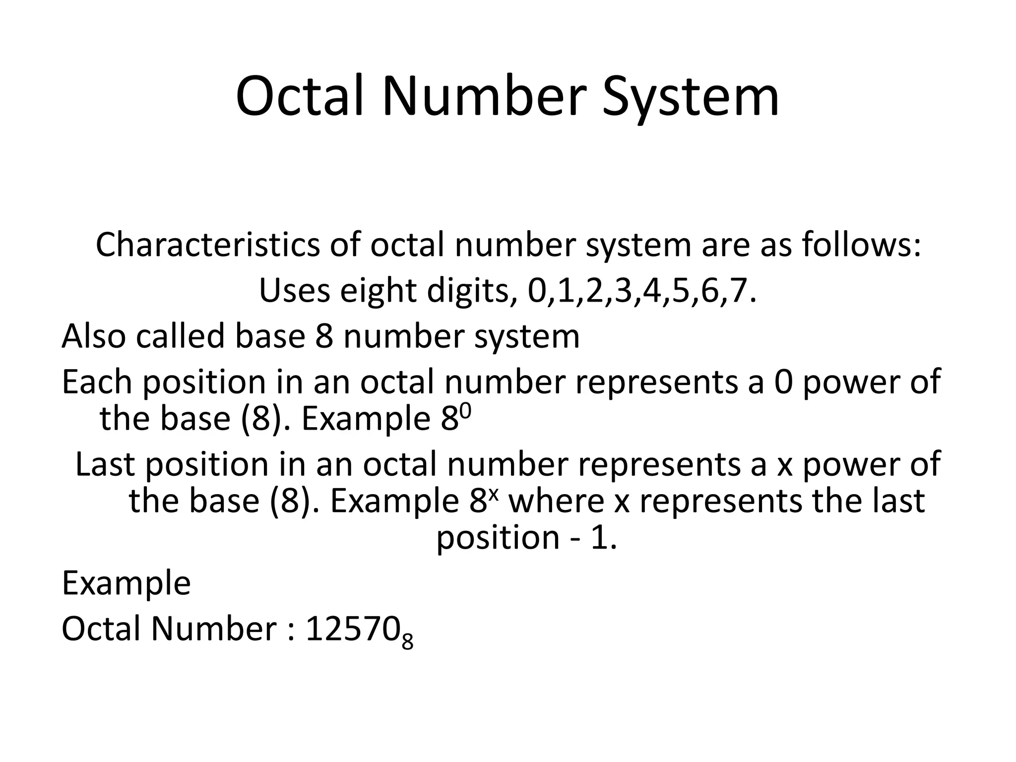 Number System in CoMpUtEr | PPTX