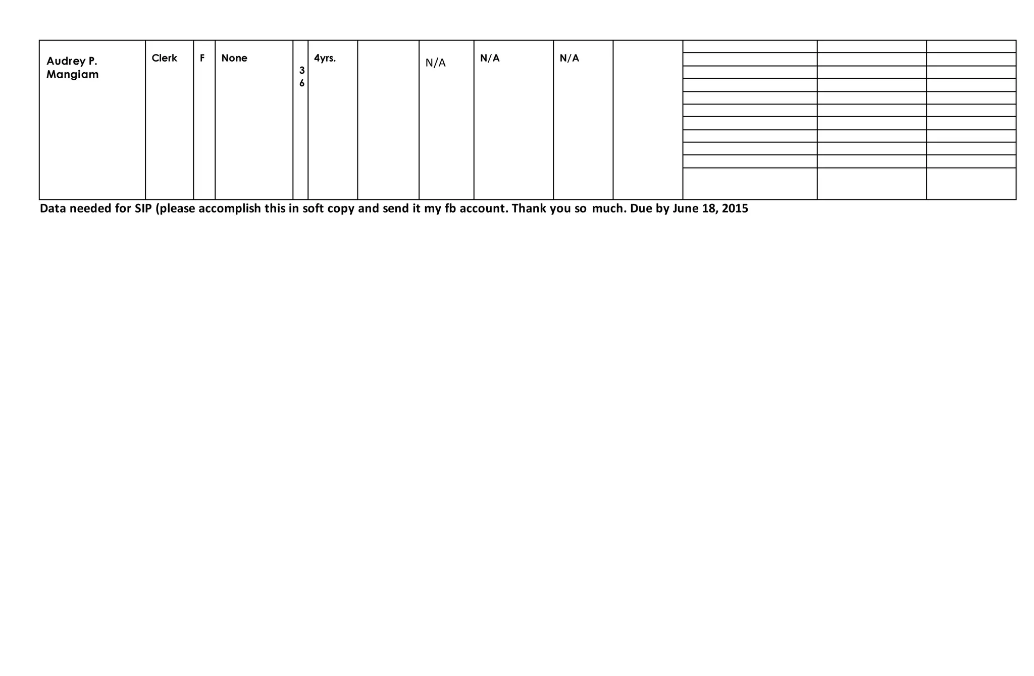 Name Of personnel Data template Armi 1 PPT name-of-personnel-data-template-armi-1-ppt