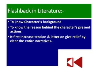 flashback in literature