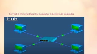 So That If We Send Data One Computer It Receive All Computer
 