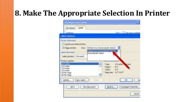 How to print labels from microsoft word 2010