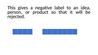 Name calling Propaganda Device English 6.pptx