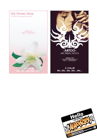 MEMBUAT KARTU NAMA DENGAN ADOBE ILLUSTRATOR