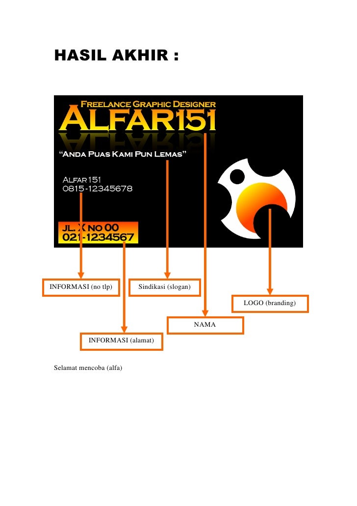 MEMBUAT KARTU NAMA DENGAN ADOBE ILLUSTRATOR