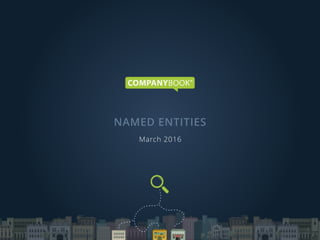NAMED ENTITIES
March 2016
1
 