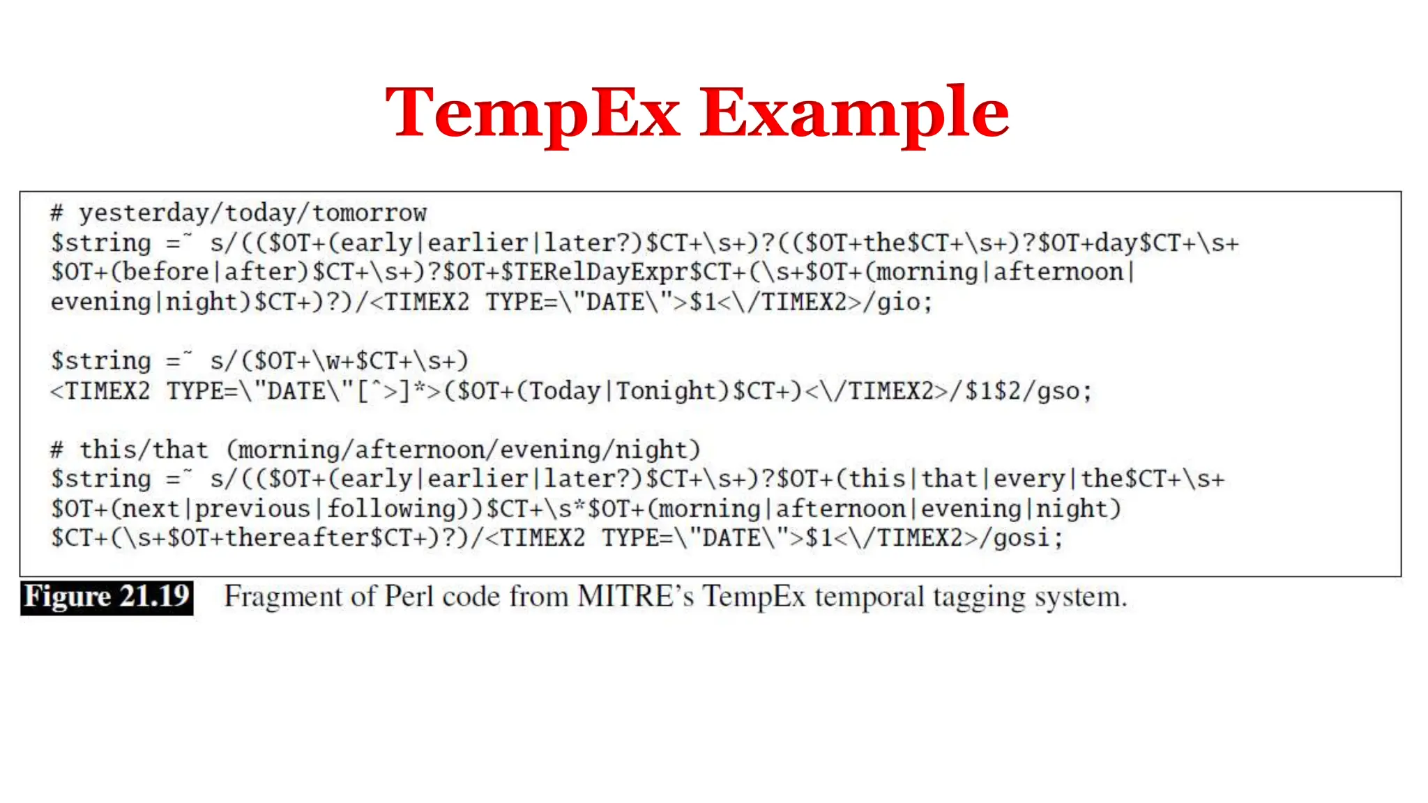 TempEx Example
 